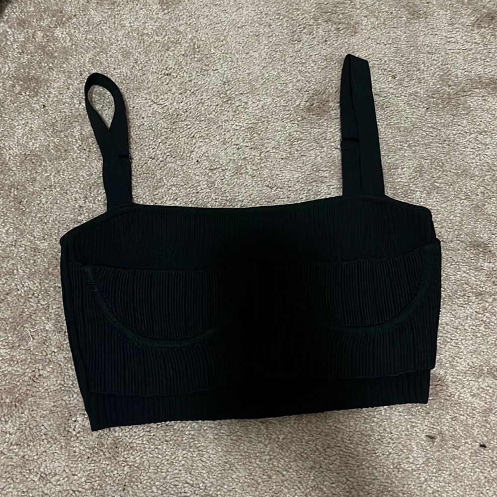 Spaghetti strap corset top